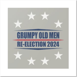 Grumpy Old Men Re-election Posters and Art